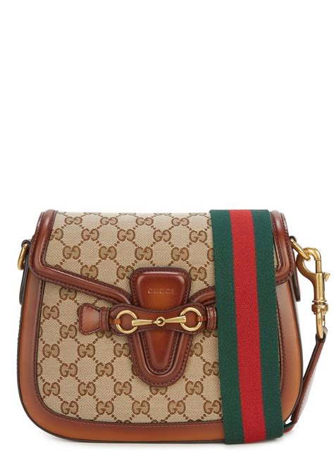 gucci brown medium lady web crossbody|authentic gucci crossbody bag unisex.